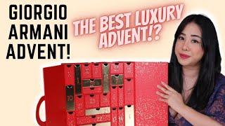 2022 GIORGIO ARMANY BEAUTY ADVENT CALENDAR UNBOXING - BEST LUXURY ADVENT CALENDAR?  MANDY SERAFINA