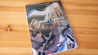 Elegant Spirits Amanos Tale of Genji and Fairies book flip