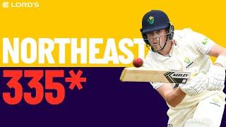 History is made  Sam Northeast Hits Sensational 335*  Highest Individual Score at Lords