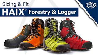 HOW TO Properly size and fit HAIX® Forestry & Logger Boots