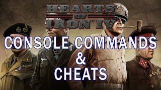 How to Cheat  Use Console Commands in Hearts of Iron 4