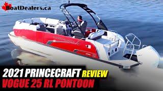 2021 Princecraft Vogue 25 RL Pontoon Boat Review