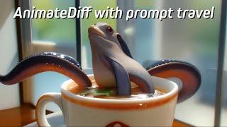 Seafood Soup new Ai tech  AnimateDiff with prompt travel  4K