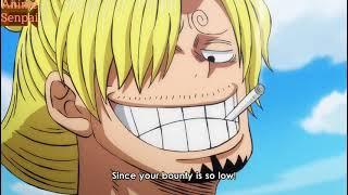 Sanji Teases Zoros Low Bounty  One Piece