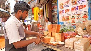 King of Sandwich Mumbai Style Combination Bread Toast  Indian Street Food