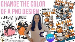 Change PNG color 2 different methods