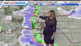 Colorado weather Rain snow and colder temperatures arrive