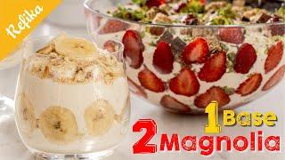 Refikas Magnolia Pudding Recipe With Special Touches  Banana & Strawberry