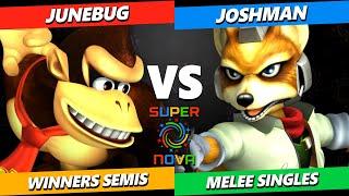 Supernova 2024 Winners Semis - Junebug Donkey Kong Vs. Joshman Fox Smash Melee Tournament