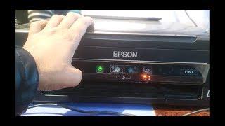 how to reset epson L110 L210 L300 L350 L355 printer ink pad is at the end of its service life