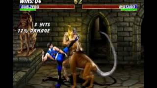 Mortal Kombat 3 - Sub-zero Playthrough