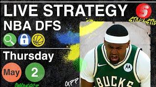 NBA DFS Strategy Thursday 5224  DraftKings & FanDuel NBA Lineup Picks