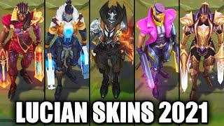 All Lucian Skins Spotlight 2021 League of Legends