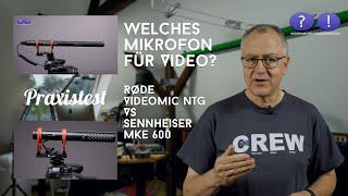 Rode Videomic NTG vs Sennheiser MKE 600 Deutsch w English subtitles