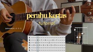 tutorial intro gitar perahu kertas - maudy ayunda TAB