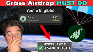 Grass Airdrop ALLOCATION - DO THIS NOW