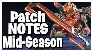 Krasser Valk BUFF offizielle Patch Notes Mid Season Update Apex Legends