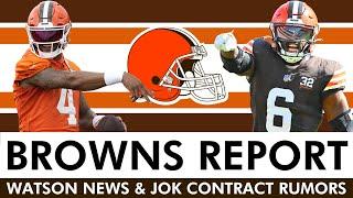 Browns News Deshaun Watson Gives Injury Update + Jeremiah Owusu-Koramoah Contract Extension Rumors