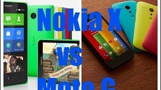 Nokia X vs Moto G Spec Comparison