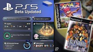 NEW PS5 Home Screen Beta Gets New Features.  More PS1 And PS2 Classics Coming. - LTPS #627