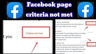 Kriteria halaman Facebook tidak terpenuhi kriteria halaman Facebook tidak terpenuhi penyelesaian masalah urduhindi