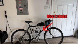 Building an 80cc 2 stroke pedal bike