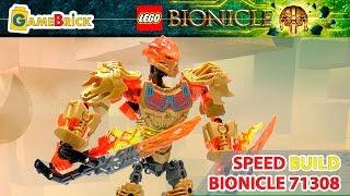 LEGO Bionicle 2016 Tahu - Uniter of Fire  speed build review 71308 GameBrick