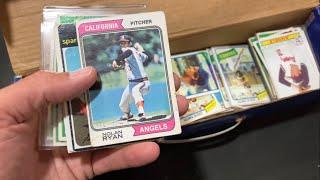 $10 BOX OF OLD BASEBALL CARDS FROM THE FLEA MARKET Weekend Recap