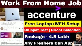 Accenture Hiring Fresher  No Interview  Work From Home Jobs  Online Job at Home  New Job Vacancy