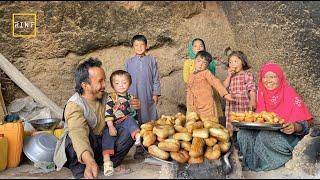 Baking Bosragh Bread in village in Afghanistan  Lifestyle