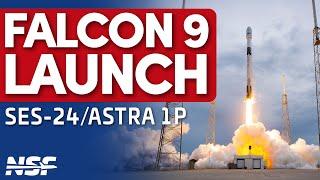 SpaceX Falcon 9 mission with Astra 1PSES-24