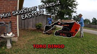 Toro Dingo Makes us $1000 in 10mins Tx-427 toro dingo {satisfying landscaping videos}