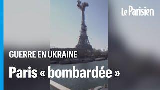 « Si on tombe vous tombez »  une vidéo choc imagine Paris bombardée par des avions russes