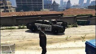GTA5 broken Police car glitch