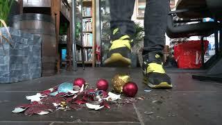 Nike Air Max 90 stomp trample and destroy Christmas balls