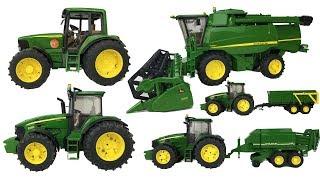 ONE HOUR of RC Models  Best of JOHN DEERE  RC Tractors