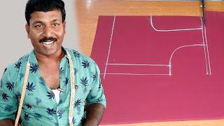 Easy Blouse Cutting and Stitching by Using Simple  Blouse  Tailor Bro