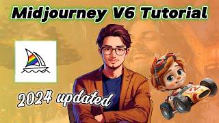 Midjourney AI v6 Tutorial how to use mid journey AI in 2024 