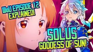 Sword Art Online Alicization EXPLAINED - WoU EP12 Ray of Light  Gamerturk Reviews