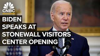 President Biden visits NYC for Stonewall National Monument Visitor Center opening — 62824