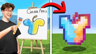 Any Item I Paint in Real Life I Get in Minecraft