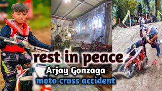 Arjay Gonzaga GoPro footage August 12024 moto cross accident layte AKA king cobra ng Digos