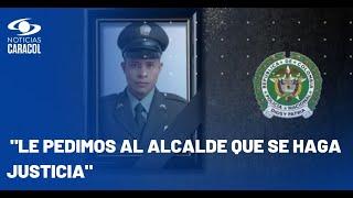 Familia de patrullero que murió luego de un procedimiento policial en Bogotá pide justicia