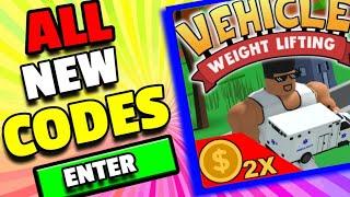 All *Secret* Vehicle Weight Lifting Codes 2023  Codes for Vehicle Weight Lifting 2023 - Roblox Code