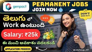 Genpact Hiring Alert Content Moderator Telugu & English  Hyderabad Job @jobstelugu-247