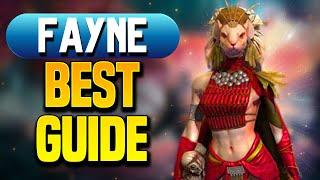 FAYNE  DAMAGE DEBUFFS & BEST 6-PACK in RAID Build & Guide