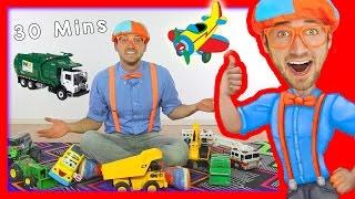 Toy Videos for Children with Blippi  Learn Numbers 30 Minutes