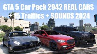 GTA 5 Car Pack 2942 REAL CARS + 15 Traffics + SOUNDS 2024 Final?