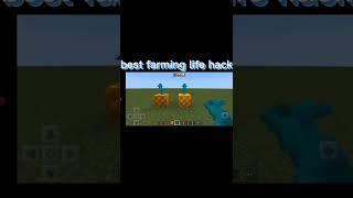 best farming life hack #short #shorts #minecraft #criticalgamer #trending #trend