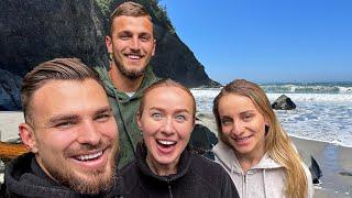 США. LA PUSH BEACH. ФИЛЬМ СУМЕРКИ. НОЧЕВКА В ПАЛАТКАХ У ТИХОГО ОКЕАНА